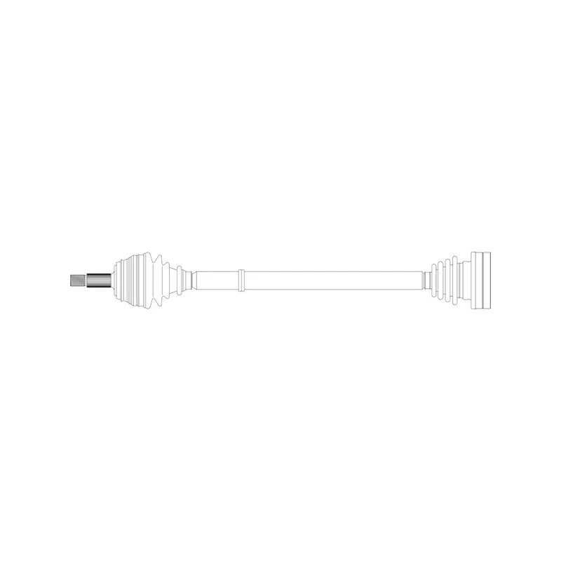 Arbre de transmission avant droit GENERAL RICAMBI WW3129