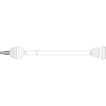 Arbre de transmission avant droit GENERAL RICAMBI WW3143