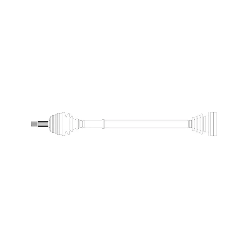 Arbre de transmission avant droit GENERAL RICAMBI WW3151