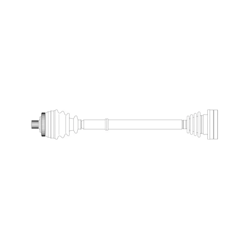 Arbre de transmission avant droit GENERAL RICAMBI WW3214