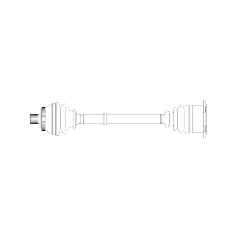 Arbre de transmission avant droit GENERAL RICAMBI WW3220