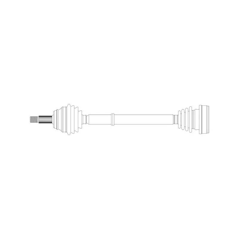 Arbre de transmission avant droit GENERAL RICAMBI WW3226