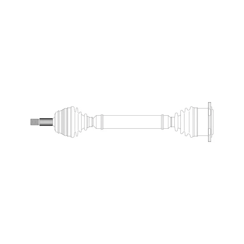 Arbre de transmission avant droit GENERAL RICAMBI WW3244