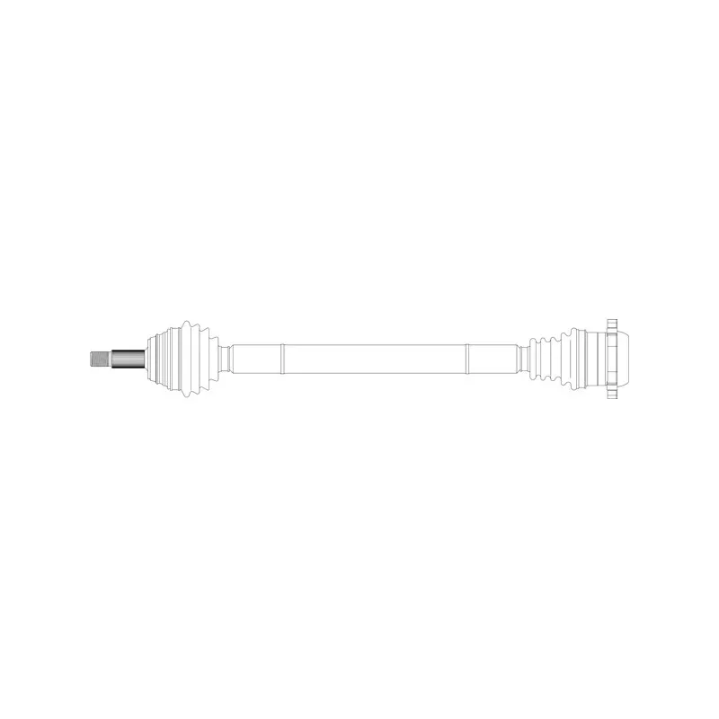 Arbre de transmission avant droit GENERAL RICAMBI WW3298