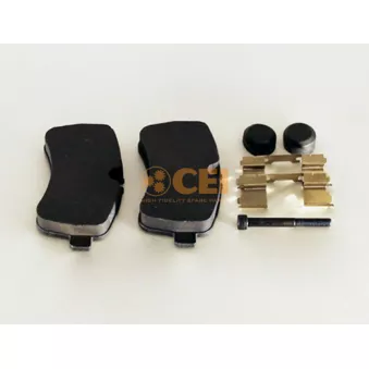 Jeu de 4 plaquettes de frein avant C.E.I. 584.030