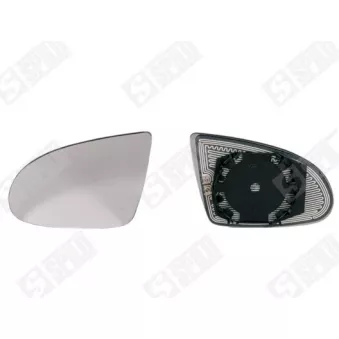 Verre de rétroviseur, rétroviseur extérieur SPILU 10211