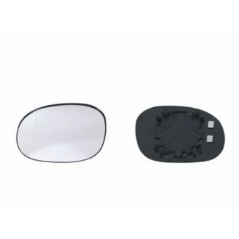 Verre de rétroviseur, rétroviseur extérieur SPILU 10533