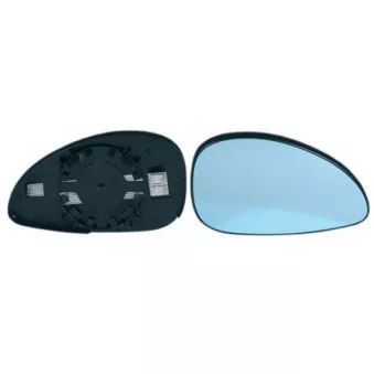 Verre de rétroviseur, rétroviseur extérieur SPILU 10538