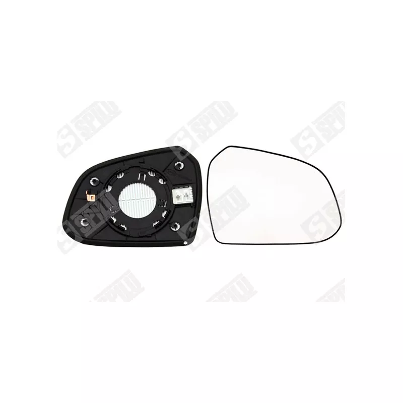 Verre de rétroviseur, rétroviseur extérieur SPILU 15571