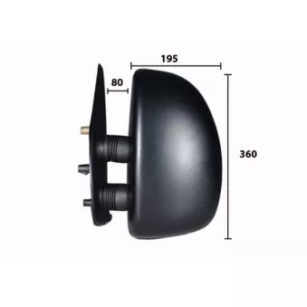 Rétroviseur extérieur SPILU 50507