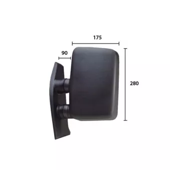Rétroviseur extérieur SPILU 50587