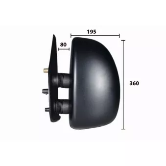 Rétroviseur extérieur SPILU 50609