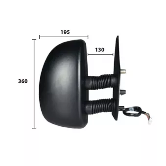 Rétroviseur extérieur SPILU 50612
