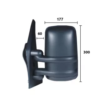 Rétroviseur extérieur SPILU 52577