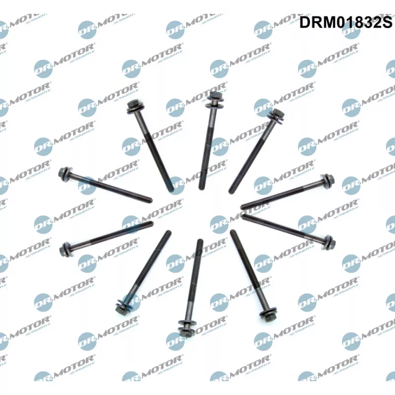 Jeu de boulons de culasse de cylindre Dr.Motor DRM01832S
