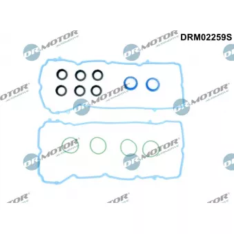 Jeu de joints d'étanchéité, couvercle de culasse Dr.Motor DRM02259S