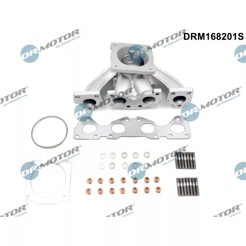 Collecteur, système d'échappement Dr.Motor DRM168201S