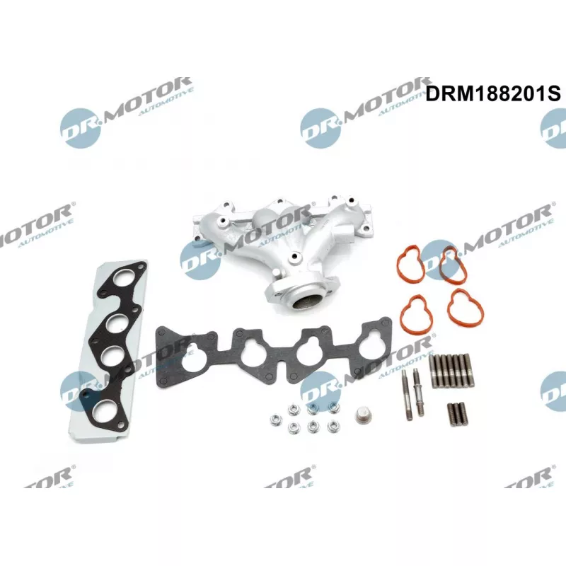 Collecteur, système d'échappement Dr.Motor DRM188201S