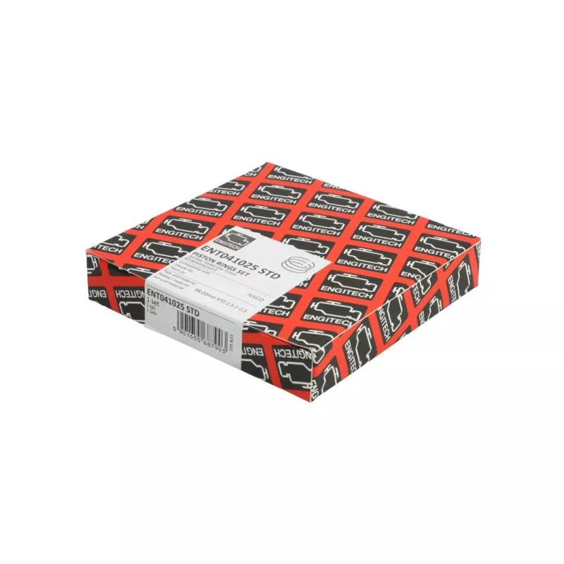 Jeu de segments de pistons ENGITECH ENT041025 STD