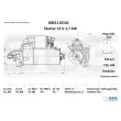 Démarreur SEG Automotive 0001110141 - Visuel 2