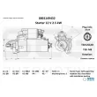 Démarreur SEG Automotive 0001149432 - Visuel 2