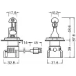 Ampoule, projecteur longue portée OSRAM 64193DWINT-2HFB - Visuel 3