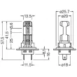 Ampoule, projecteur longue portée OSRAM 64210DWESY-HCB - Visuel 3