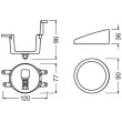 Support, phare antibrouillard OSRAM FOG103/201-TY-M - Visuel 2