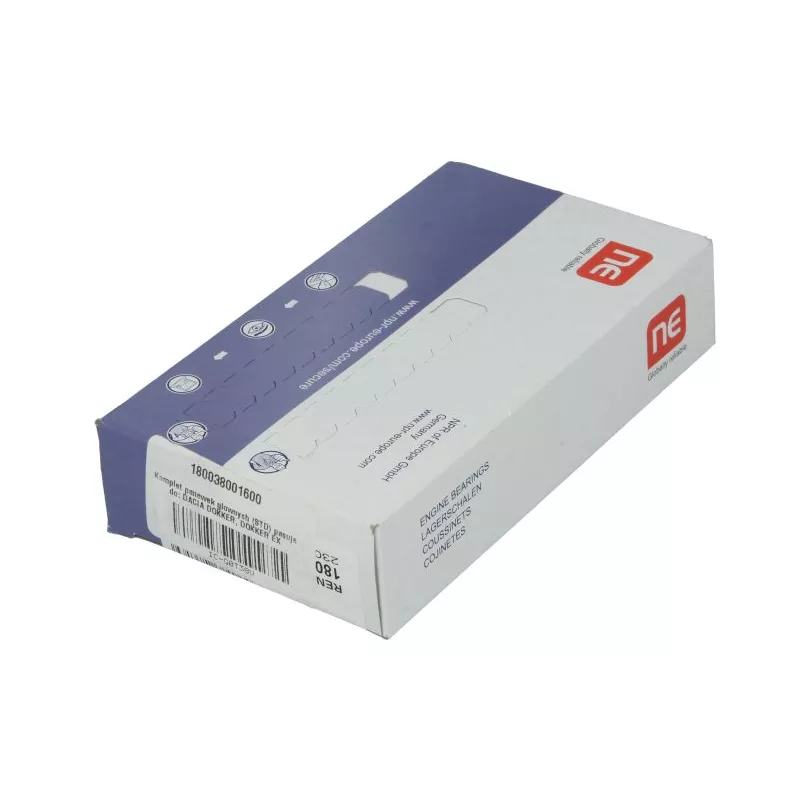 Kit de coussinet de vilebrequin NE 180038001600