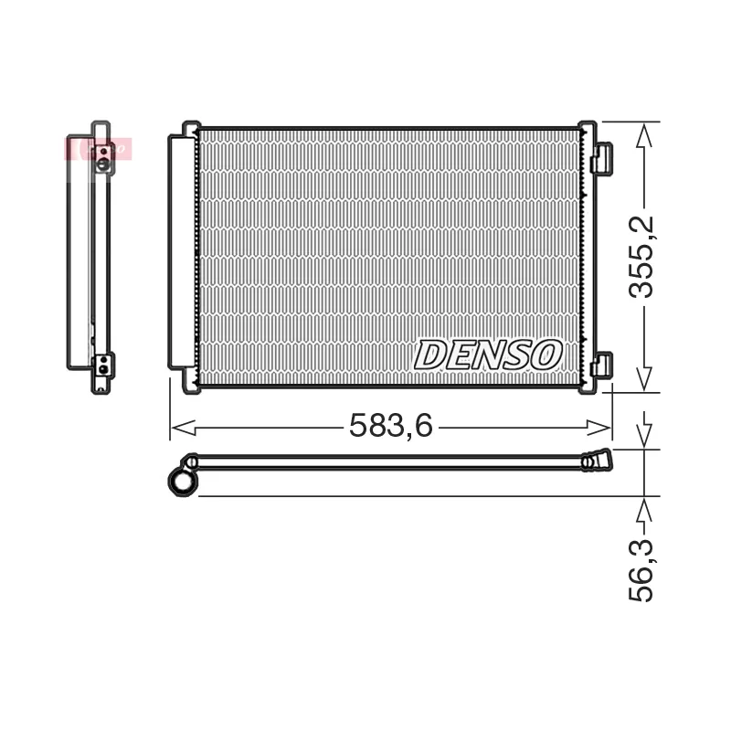 Condenseur, climatisation DENSO DCN09146