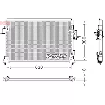Condenseur, climatisation DENSO