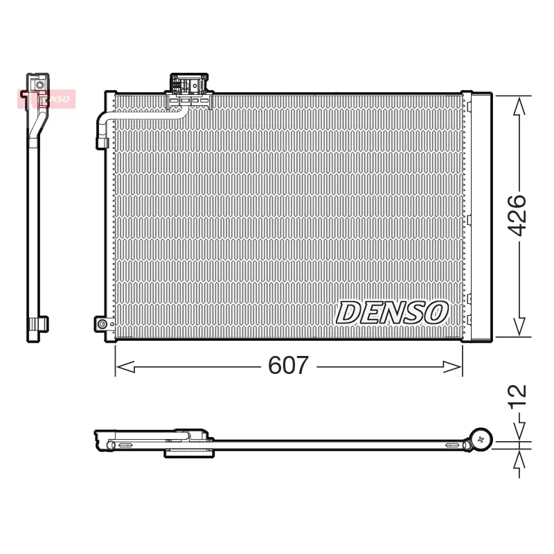 Condenseur, climatisation DENSO DCN17064