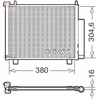 Condenseur, climatisation DENSO