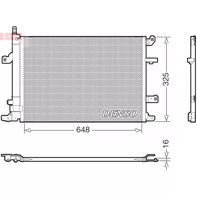 Condenseur, climatisation DENSO DCN33017