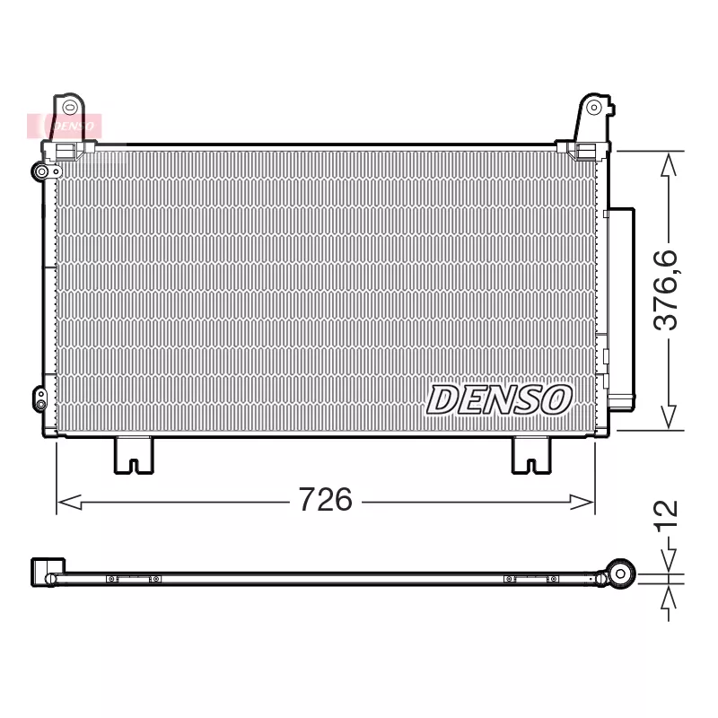 Condenseur, climatisation DENSO DCN40034