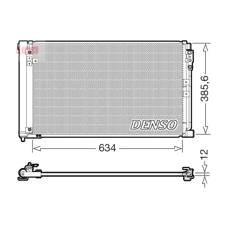 Condenseur, climatisation DENSO DCN46038