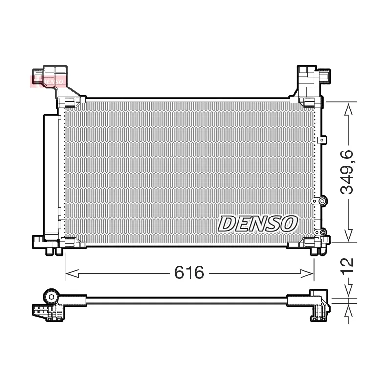 Condenseur, climatisation DENSO DCN50132