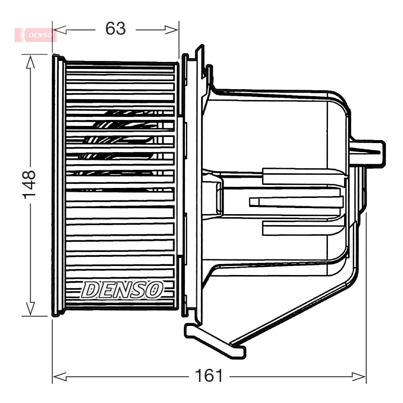 Pulseur d'air habitacle DENSO DEA07027