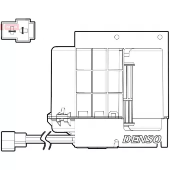 Pulseur d'air habitacle DENSO DEA17033