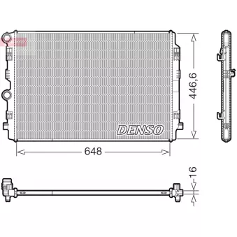 Radiateur, refroidissement du moteur DENSO
