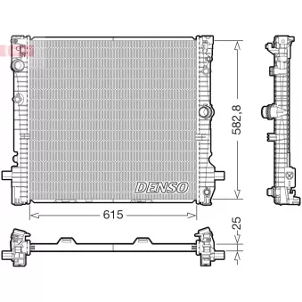 Radiateur, refroidissement du moteur DENSO
