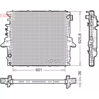 Radiateur, refroidissement du moteur DENSO DRM14004