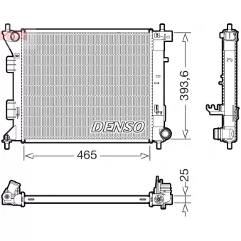Radiateur, refroidissement du moteur DENSO
