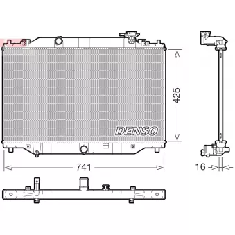 Radiateur, refroidissement du moteur DENSO