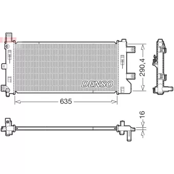 Radiateur, refroidissement du moteur DENSO