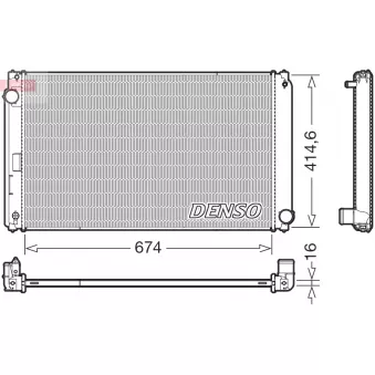 Radiateur, refroidissement du moteur DENSO