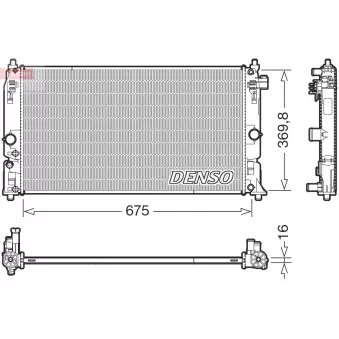 Radiateur, refroidissement du moteur DENSO