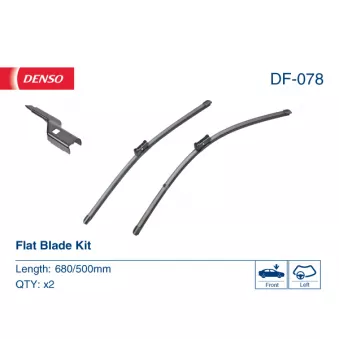 Kit balais d'essuie-glace DENSO DF-078