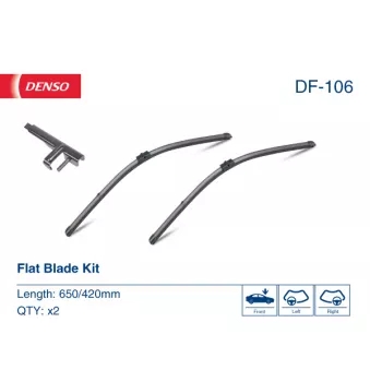 Kit balais d'essuie-glace DENSO DF-106