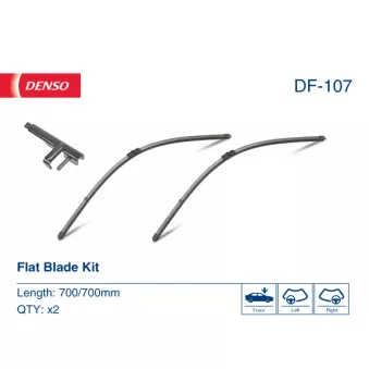 Kit balais d'essuie-glace DENSO DF-107